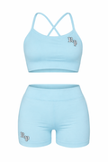 Scrunch Butt Shorts & Matching Sports Bra Set